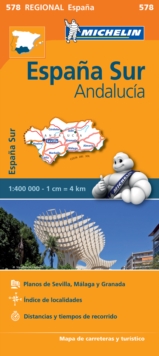 Image for Andalucia - Michelin Regional Map 578 : Map