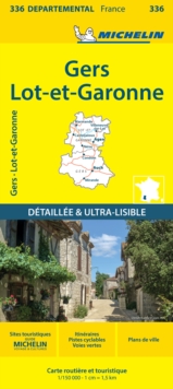 Image for Gers  Lot-et-Garonne - Michelin Local Map 336 : Map