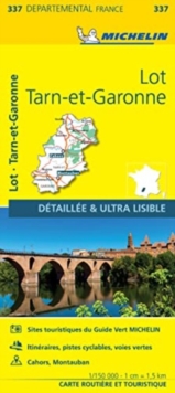 Lot, Tarn-et-Garonne – Michelin Local Map 337