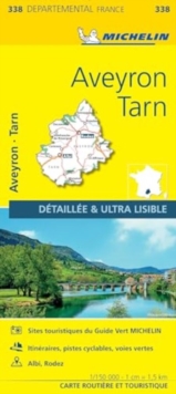 Aveyron, Tarn – Michelin Local Map 338: Map