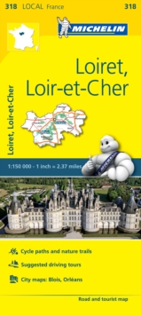 Loiret, Loir-et-Cher – Michelin Local Map 318: Map