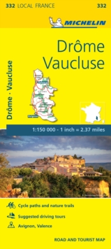 Image for Drome, Vaucluse - Michelin Local Map 332 : Map