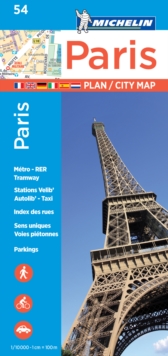 Image for Paris - Michelin City Plan 54