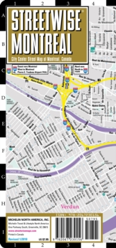 Streetwise Montreal Map - Laminated City Center Street Map of Montreal, Canada