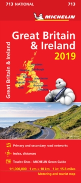 Image for Great Britain & Ireland 2019 - Michelin National Map 713 : Map