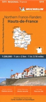 Nord-Pas-de-Calais, Picardy – Michelin Regional Map 511