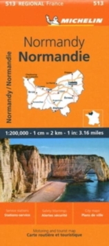 Image for Normandy - Michelin Regional Map 513