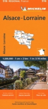 Alsace Lorraine – Michelin Regional Map 516