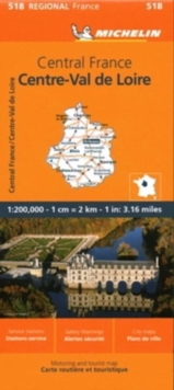 Centre – Michelin Regional Map 518