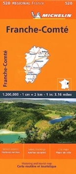 Franche-Comte – Michelin Regional Map 520