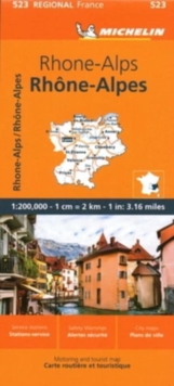 Rhone-Alps – Michelin Regional Map 523