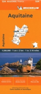 Aquitaine – Michelin Regional Map 524