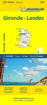 Gironde, Landes – Michelin Local Map 335