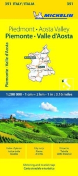 Image for Piemonte & VA - Michelin Local Map 351