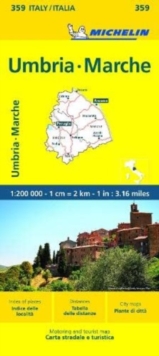 Marche & Umbria – Michelin Local Map 359