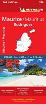 Image for Maurice (Mauritius) - Michelin National Map 740