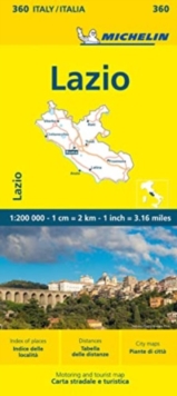 Image for Lazio - Michelin Local Map 360