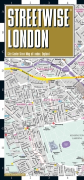 Streetwise London Map – Laminated City Center Street Map of London, England: City Plan