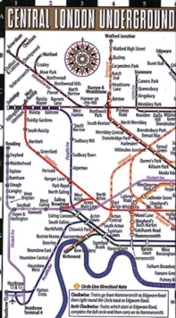 Streetwise London Underground Map – Laminated Map of the London Underground, England: City Plan