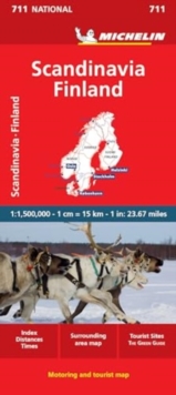 Image for Scandinavia & Finland - Michelin National Map 711 : Map