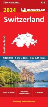 Image for Switzerland 2024 - Michelin National Map 729 : Map