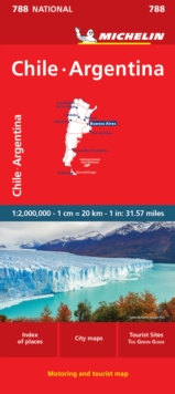 Chile Argentina – Michelin National Map 788: Map