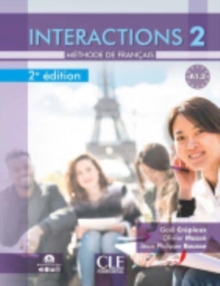 Interactions: Livre de l’eleve A1.2 avec audio en ligne – 2eme  \edition