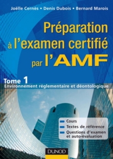 Image for Preparation a L'epreuve De Certification Professionnelle Des Acteurs De Marche: Tome 1 : Environnement Reglementaire Et Deontologique