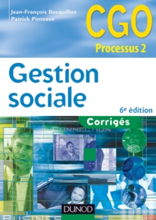Image for Gestion Sociale - 6E Edition: Corriges