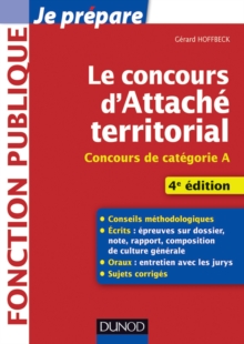 Image for Le Concours D'attache Territorial - 4E Ed