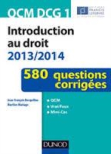 Image for QCM DCG 1 - Introduction Au Droit 2013/2014