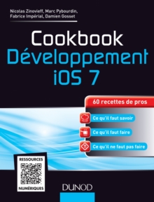 Image for Cookbook Developpement iOS 7: 60 Recettes De Pros