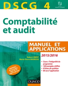 Image for DSCG 4 - Comptabilite Et Audit 2015/2016