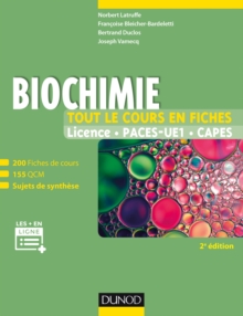 Image for Biochimie [electronic resource] / Norbert Latruffe, Françoise Bleicher-Bardeletti, Bertrand Duclos, Joseph Vamecq.