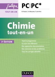 Image for Chimie Tout-En-Un PC-PC* - 3E Ed