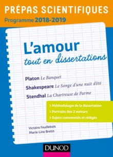 Image for L'amour Tout En Dissertations - Prepas Scientifiques - Programme 2018-2019