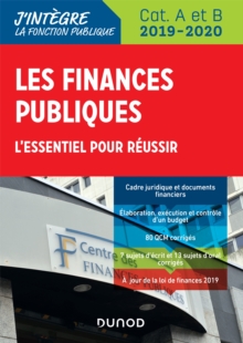 Image for Les Finances Publiques 2019-2020: L'essentiel Pour Reussir - Categories A Et B