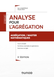 Image for Analyse Pour L'agregation - Agregation/Master Mathematiques