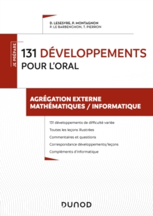 Image for 200 Developpements Pour Les Oraux - Agregation Externe Mathematiques: Algebre-Geometrie, Analyse-Probabilites, Informatique, Toutes Options