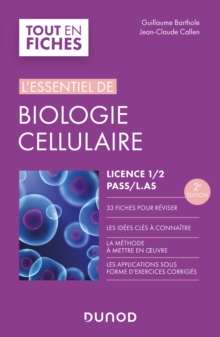 Image for L'essentiel de biologie cellulaire - Licence 1/2/PASS - 2e ed.: Licence 1/2/PASS