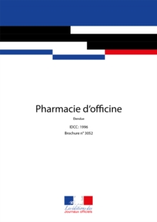 Image for Pharmacie D'officine: Convention Collective Nationale - IDCC : 1996 - 20E Edition