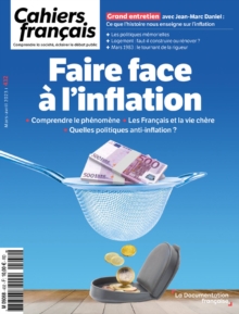 Image for Cahiers francais : Faire face a l'inflation - n(deg)432