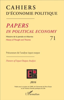 Image for Cahiers d'economie politique: Papers in political economy - Histoire de la pensee et theories