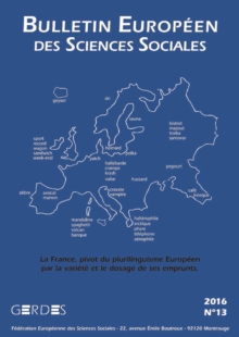 Image for Bulletin europeen des sciences sociales n(deg) 13