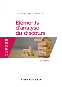 Image for Elements D'analyse Du Discours - 3E Ed