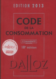 Image for Code de la consommation