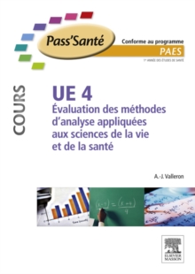 Image for UE 4: evaluation des methodes d'analyse appliquees aux sciences de la vie et de la sante