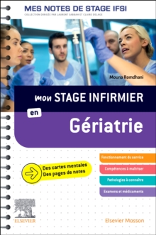 Image for Mon stage infirmier en Geriatrie. Mes notes de stage IFSI