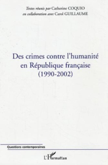 Image for Des crimes contre l'humanite en republiq.