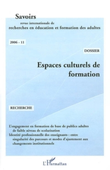 Image for Espaces culturels de formation.